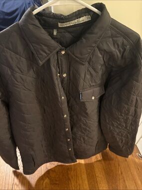 Criquet Black Quilted Utility Jacket